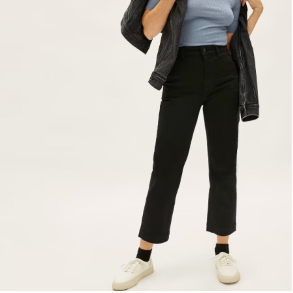 100% Cotton The Straight-Leg Crop